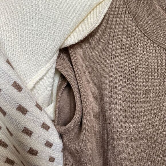 Mita Vintage 2Pc Sweater Dress 6 Petite - Picture 4 of 10